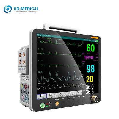 Modular 15'' Vital Signs Patient Monitor With ETCO2 17 Languages